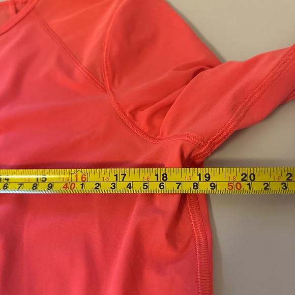 Lululemon Coral Long Sleeve Tech Mesh T-Shirt - Picture 5 of 6